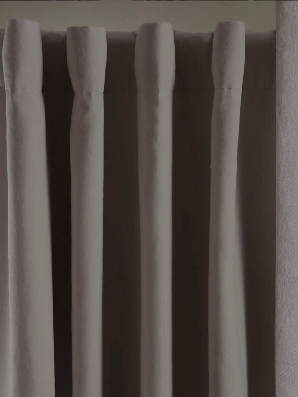 Quince True Blackout European linen curtain panel- blush- 48x96 - Picture 2 of 5